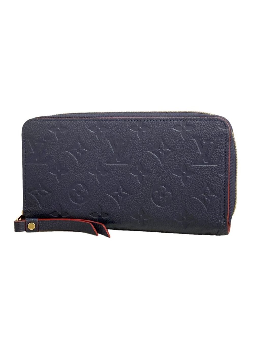 Louis Vuitton Wallet Monogram Empreinte Zippy Marine Rouge